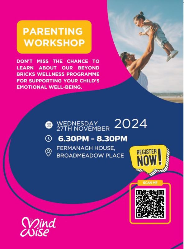 Parent Workshop and Information Session for 'Beyond Bricks Wellness program' at Fermanagh House